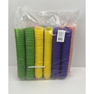 Bright Snap Shut Plastic Easter Eggs - 150pcs - Great for large egg hunts